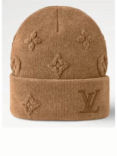 LV Crush Monogram Beanie Camel - LOUIS VUITTON - BALAAN 1