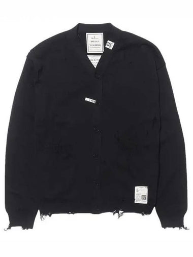 Destroyed Cardigan Black - MAISON MIHARA YASUHIRO - BALAAN 1