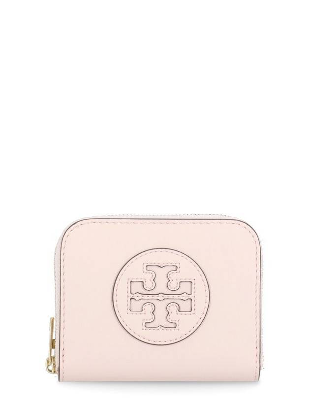 Ella Bio Small Zipper Card Wallet Pink Dawn - TORY BURCH - BALAAN 1