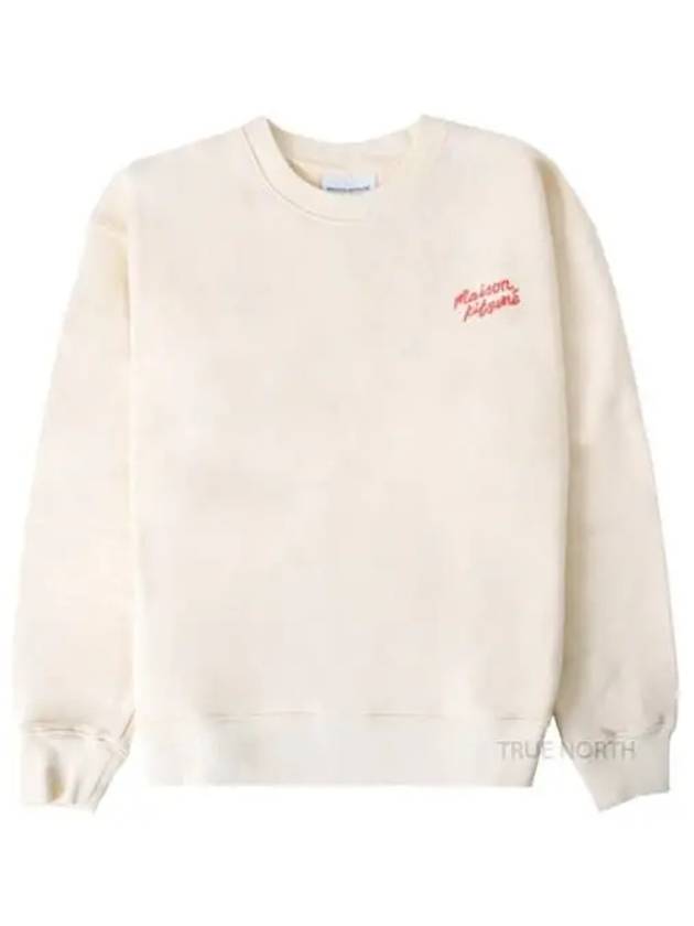 Handwriting Comfort Sweatshirt Pink - MAISON KITSUNE - BALAAN 2