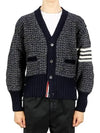 MKC510A Y1506 415 diagonal armband cardigan - THOM BROWNE - BALAAN 1