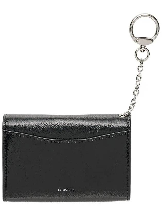 Heartlock Keyring Multi Pouch Card Wallet Black - LE MASQUE - BALAAN 6