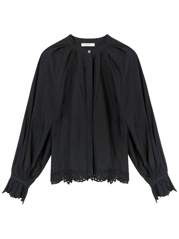 Isabel Marant CILADWEL Blouse HT2347 040E 01BK BLACK IMA233bk - ISABEL MARANT - BALAAN 1