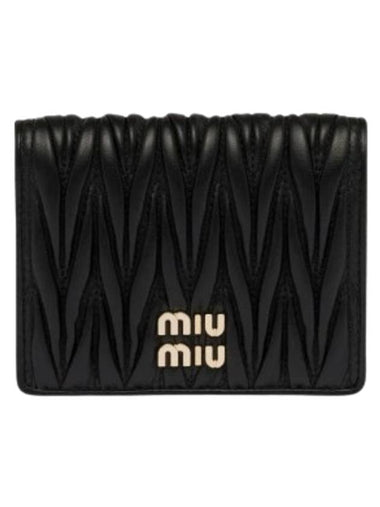 Miu Matelasse 4CC Half Wallet 11 Black 5MV204 2FPP F0002 - MAISON MARGIELA - BALAAN 1