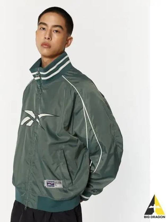 Vector Stadium Varsity Jacket Green - REEBOK - BALAAN 1