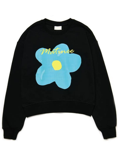 Doodle Camellia Sweatshirt Black - LE SOLEIL MATINEE - BALAAN 2