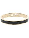 Enamel Metal Bracelet Black - MIU MIU - BALAAN 5