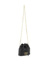 VLogo Chain Bucket Bag Black - VALENTINO - BALAAN 4