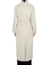 Olivia Wool Single Coat Ecru - MAX MARA - BALAAN 3