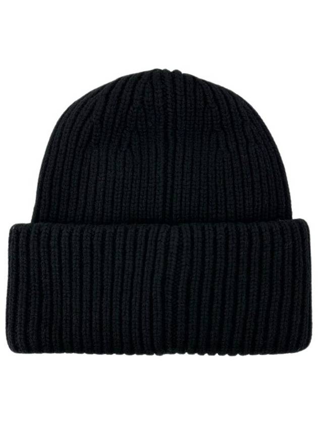 Logo Patch Wool Cashmere Beanie 3B00023 - MONCLER - BALAAN 2