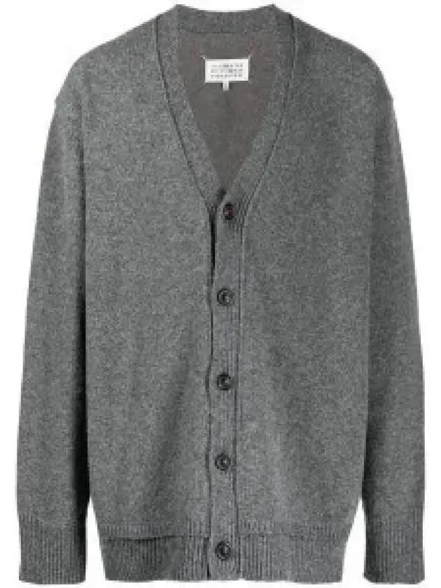 Elbow Patch Cardigan Grey - MAISON MARGIELA - BALAAN 2