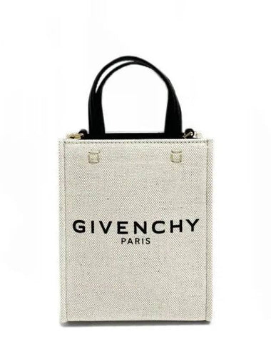 BB50R9B1DR 255 G Tote Canvas Vertical Mini Bag - GIVENCHY - BALAAN 1