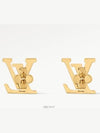 LV Iconic Enamel Earrings Gold Blue - LOUIS VUITTON - BALAAN 4