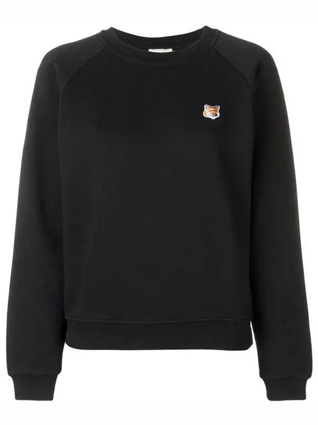 Fox Head Patch Adjusted Sweatshirt Black - MAISON KITSUNE - BALAAN 3