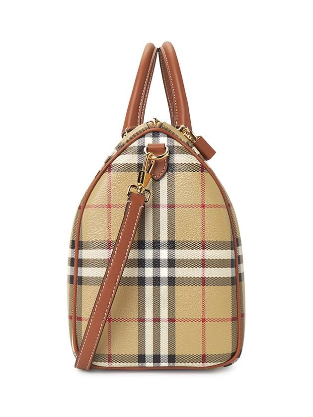 Check Pattern Bowling Bag Beige - BURBERRY - BALAAN 3