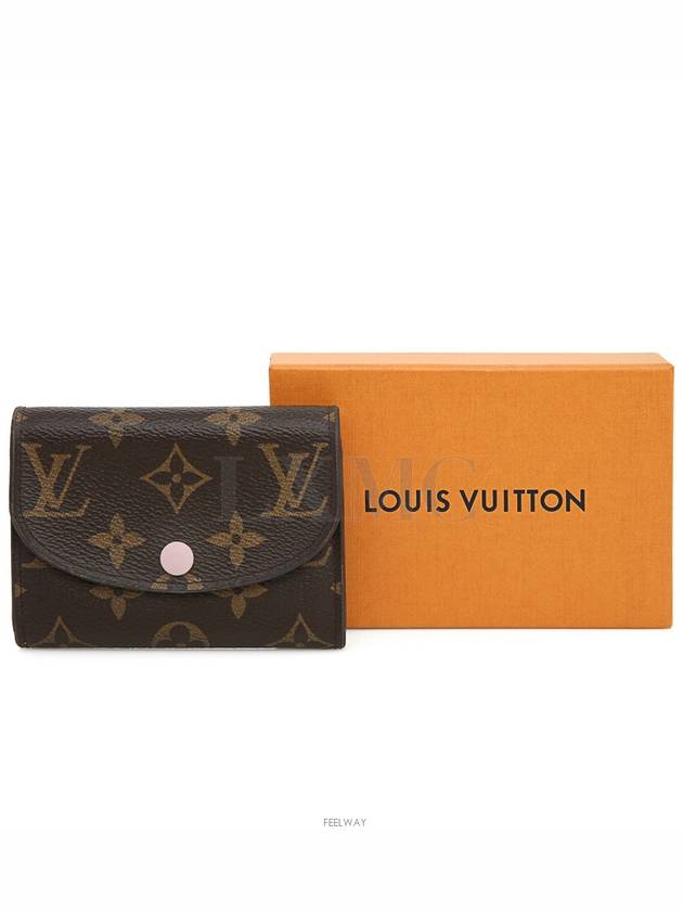 Monogram Rosalie Coin Perth Pink Card Wallet M62361 - LOUIS VUITTON - BALAAN 10