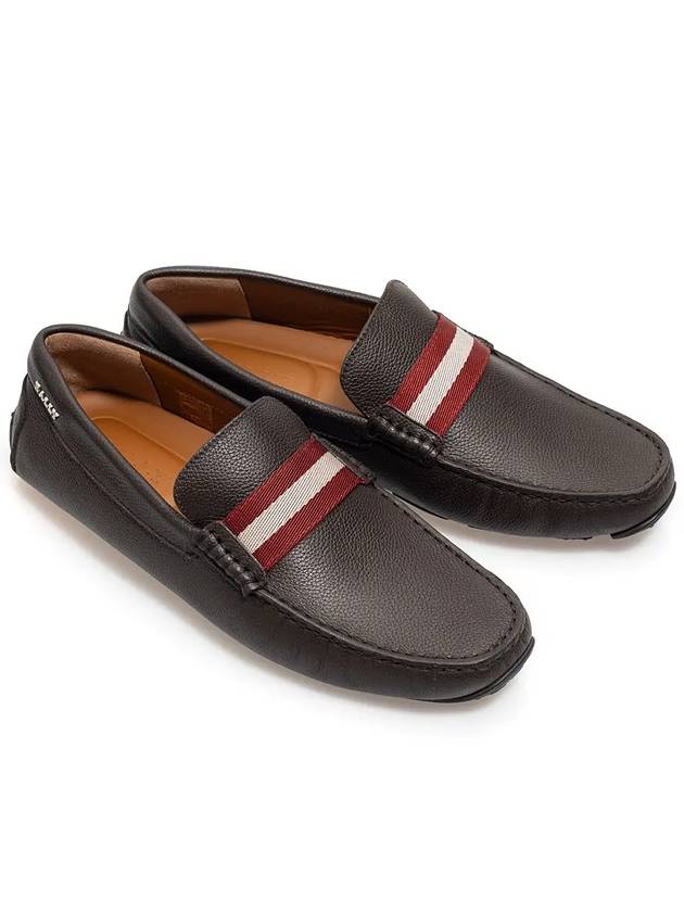 Pearce Leather Loafer Brown - BALLY - BALAAN 3