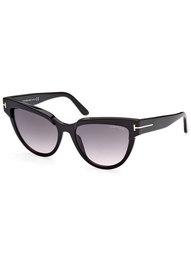 Eyewear T Logo Sunglasses Black - TOM FORD - BALAAN 2