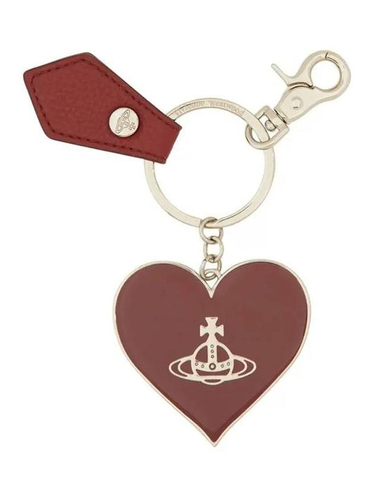 ORB logo mirror heart keyring 8203011WU OM0014 H407 - VIVIENNE WESTWOOD - BALAAN 1