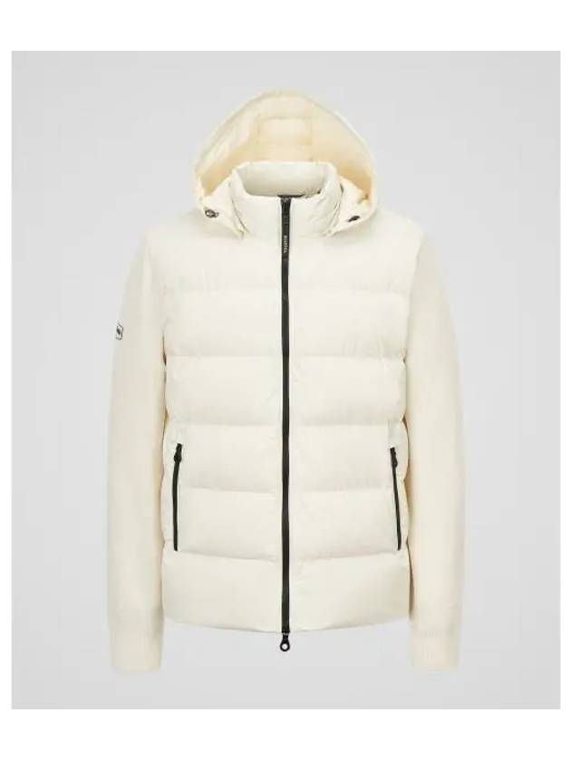 Points 5 Ceprano M Light Cream Men s Down Jacket - DUVETICA - BALAAN 1