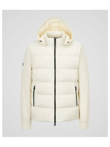 Points 5 Ceprano M Light Cream Men s Down Jacket - DUVETICA - BALAAN 1