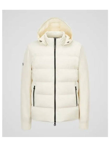 Points 5 Ceprano M Light Cream Men s Down Jacket - DUVETICA - BALAAN 1