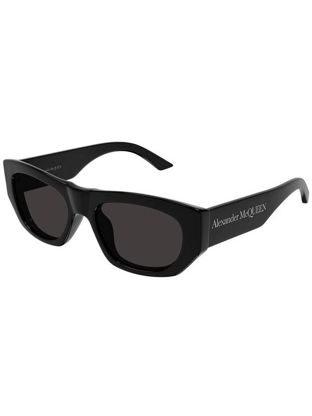 Eyewear Logo Print Geometric Frame Sunglasses AM0450S - ALEXANDER MCQUEEN - BALAAN 3