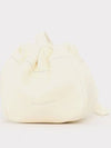 Women's Ripple Mini Pouch Bucket Bag White - JIL SANDER - BALAAN 4