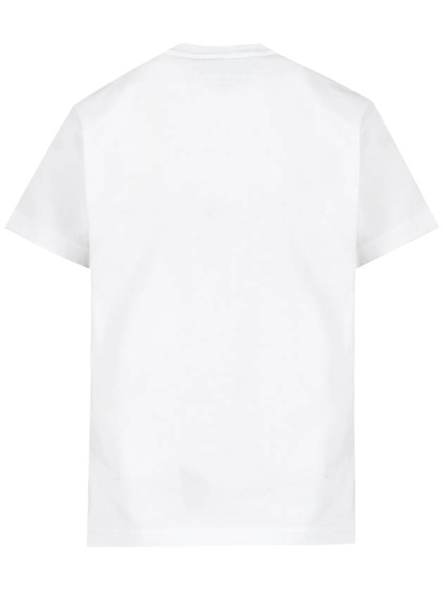 Logo Cotton Short Sleeve T-Shirt White - ALEXANDER WANG - BALAAN 3