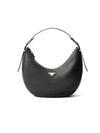 Large Leather Shoulder Bag Black - PRADA - BALAAN 1