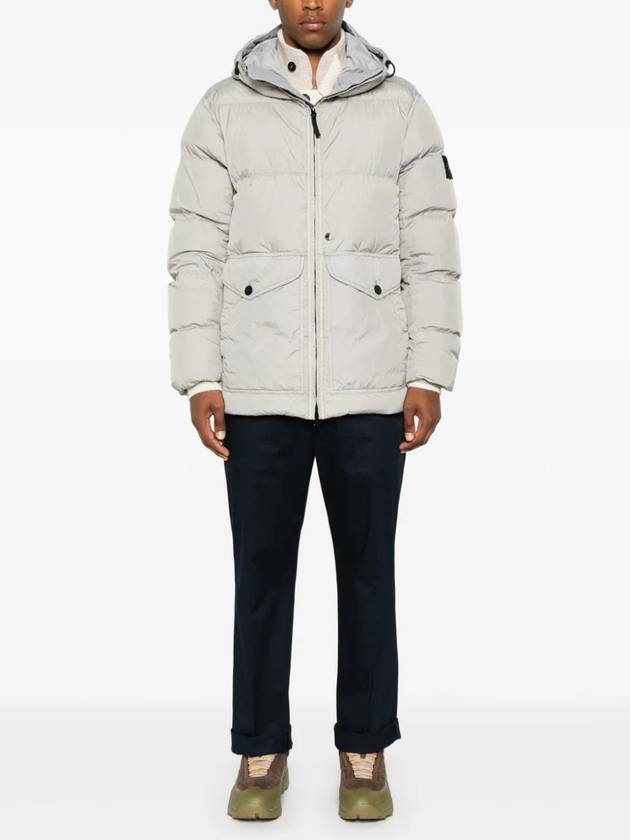 Crinkle Reps Re-Nylon Down Padding Grey - STONE ISLAND - BALAAN 6