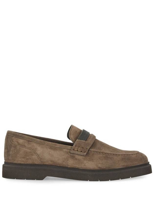 Brunello Cucinelli Suede "Penny" Loafer - BRUNELLO CUCINELLI - BALAAN 1