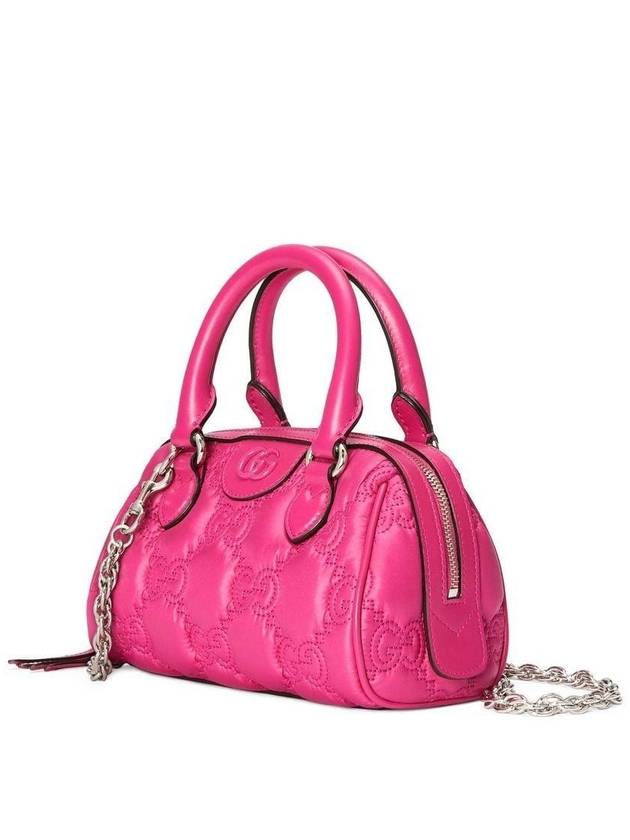 GG Materase Nylon Leather Quilting Tote Bag Pink - GUCCI - BALAAN 4