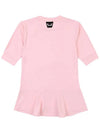 Golf Wear One Point Frill T-Shirt PINK - WHITEBALL - BALAAN 3