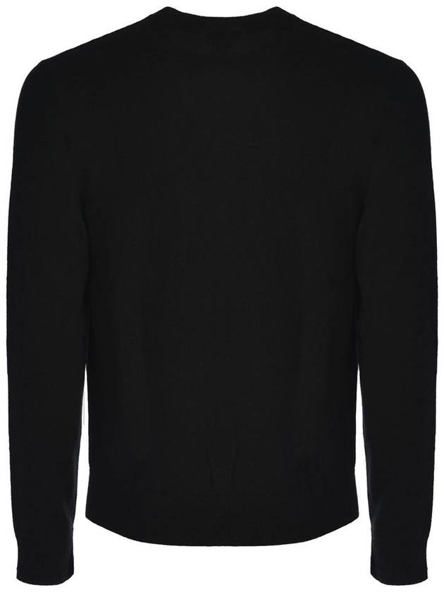 K-Vieri Logo Embroidery Sweatshirt Black - DIESEL - BALAAN 4