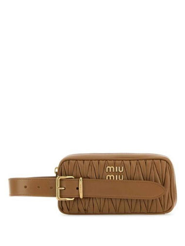 biscuit leather pouch bag - MIU MIU - BALAAN 1