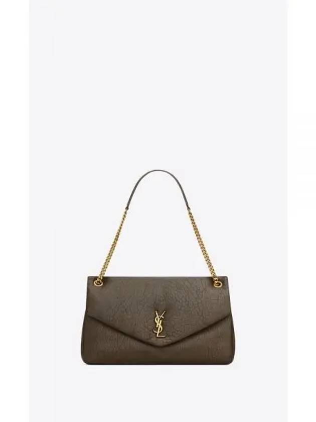 Calypso Chain Large Shoulder Bag Light Musk - SAINT LAURENT - BALAAN 2