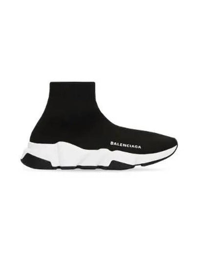 Speed Trainer  High Top Sneakers Black White - BALENCIAGA - BALAAN 2