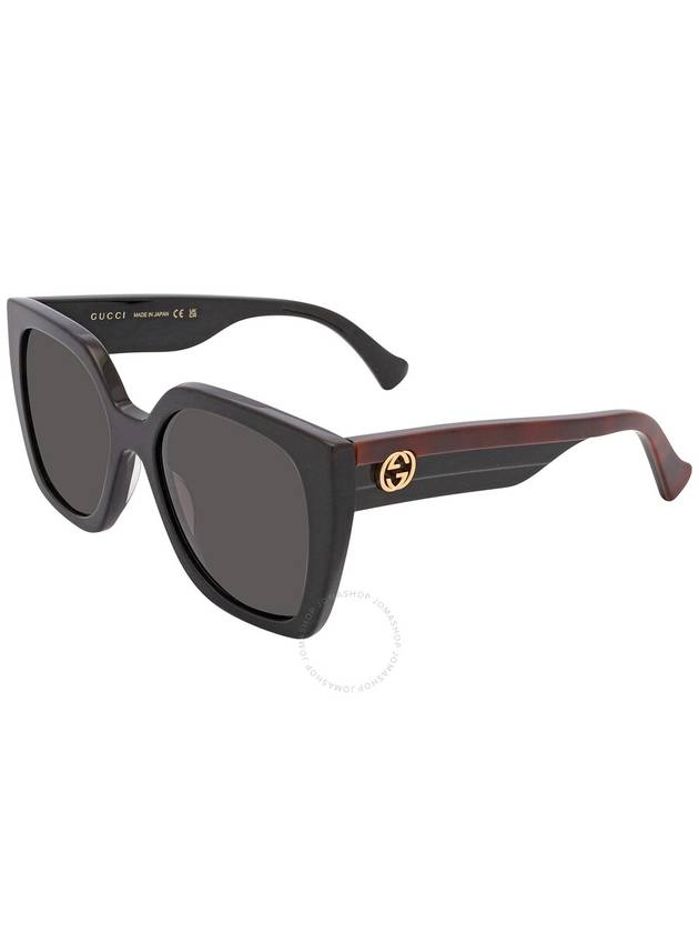 Eyewear Interlocking G Square Frame Sunglasses Black - GUCCI - BALAAN 4