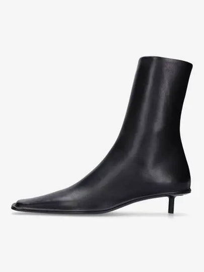 Women's Leather Ankle Boots Black - JIL SANDER - BALAAN 2