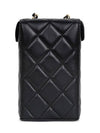 Black gold box mini chain bag AS2876 - CHANEL - BALAAN 2