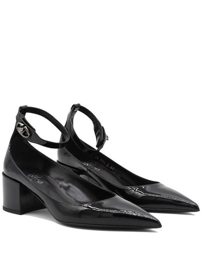 Valentino Garavani Black Leather Pumps - VALENTINO - BALAAN 2