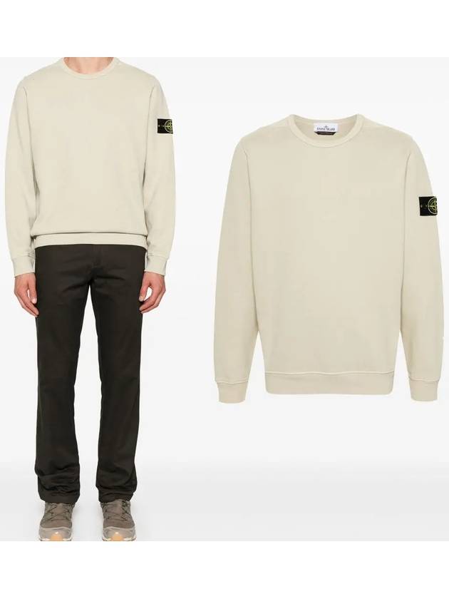 Wappen Patch Crew Neck Cotton Sweatshirt Plaster - STONE ISLAND - BALAAN 2