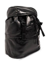 Grained Leather Backpack Black - SAINT LAURENT - BALAAN 3