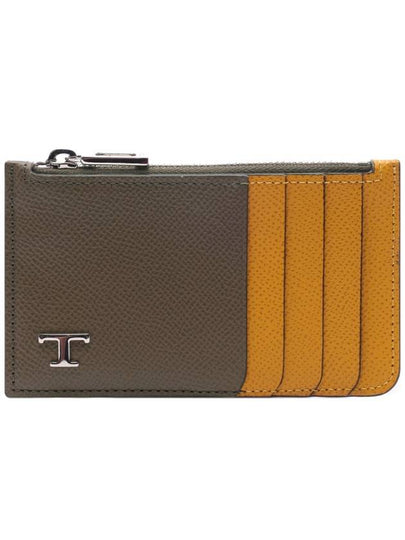 Men s T Logo Zipper Card Wallet XAMTSYF8300 RTV 9O73 24F - TOD'S - BALAAN 2