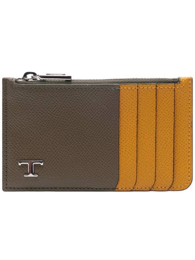 Men s T Logo Zipper Card Wallet XAMTSYF8300 RTV 9O73 24F - TOD'S - BALAAN 2