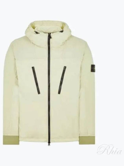 Skin Touch Nylon TC Hooded Jacket Green - STONE ISLAND - BALAAN 2