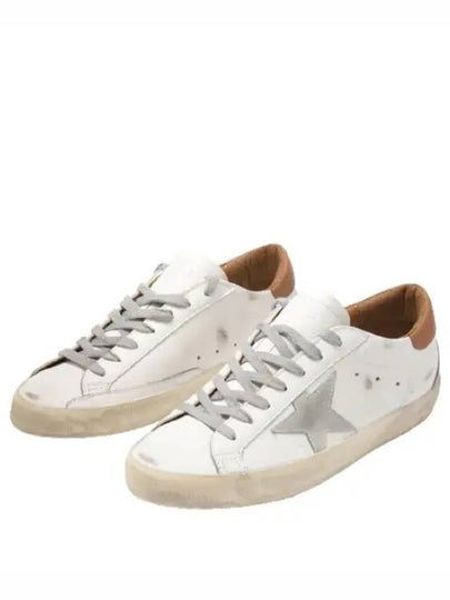 Superstar Brown Tab Sneakers White - GOLDEN GOOSE - BALAAN 2