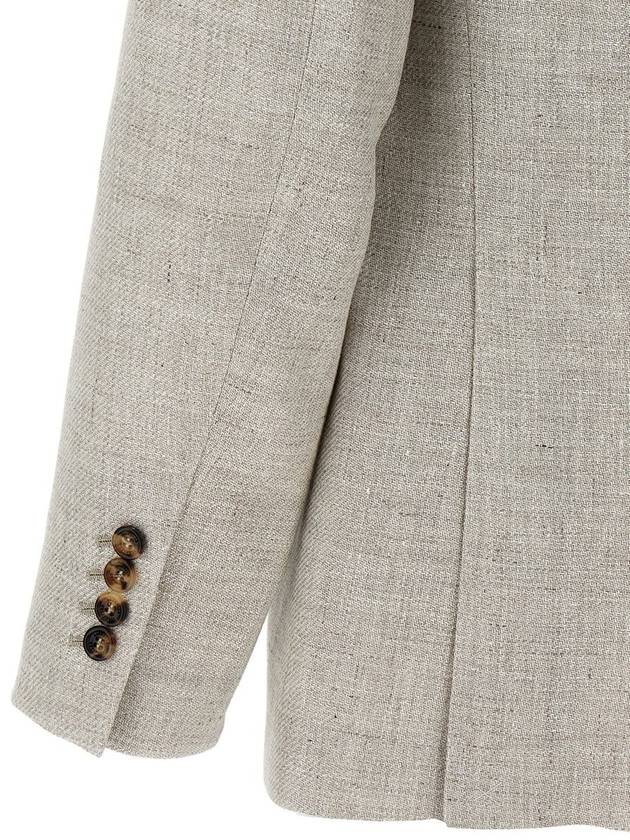 Brunello Cucinelli Single-Breasted Blazer - BRUNELLO CUCINELLI - BALAAN 4