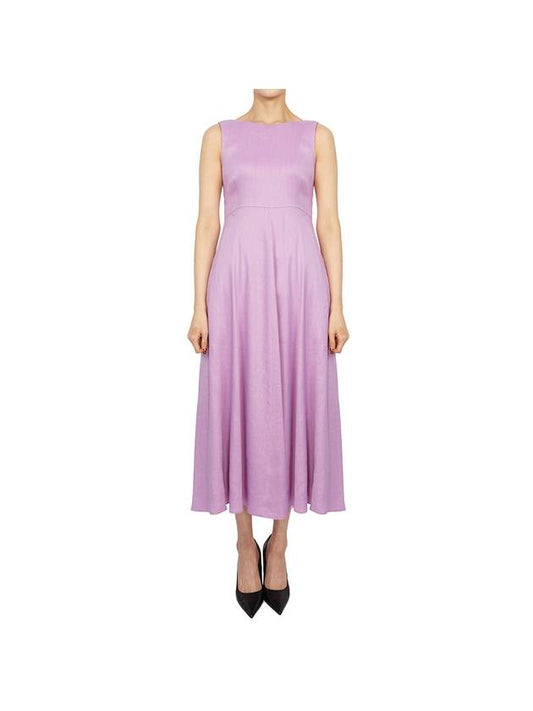 Scafati  Long Dress Purple - MAX MARA - BALAAN 1